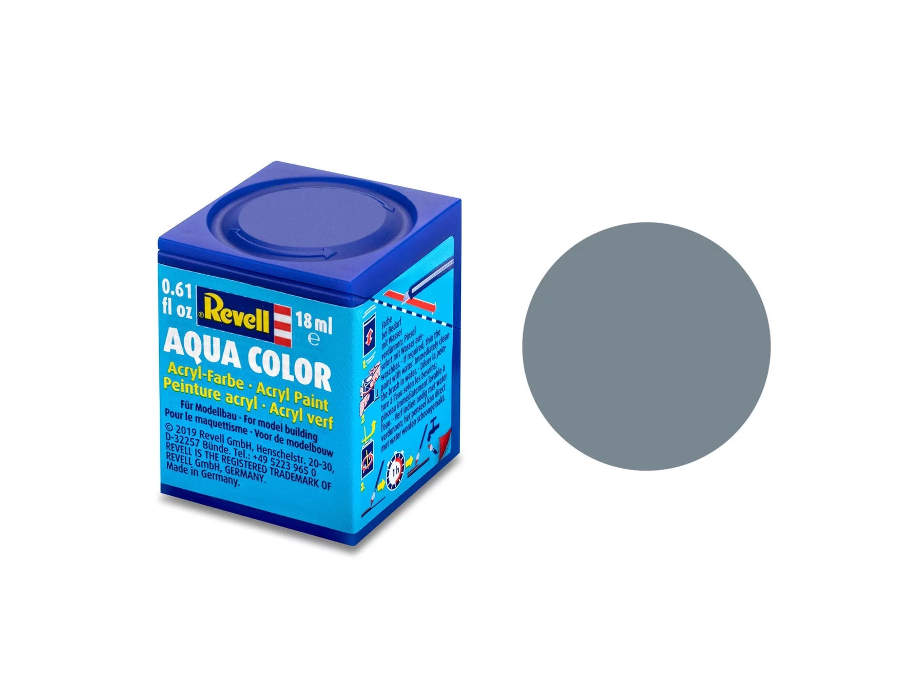 Aqua Color Grey Mat 18ml