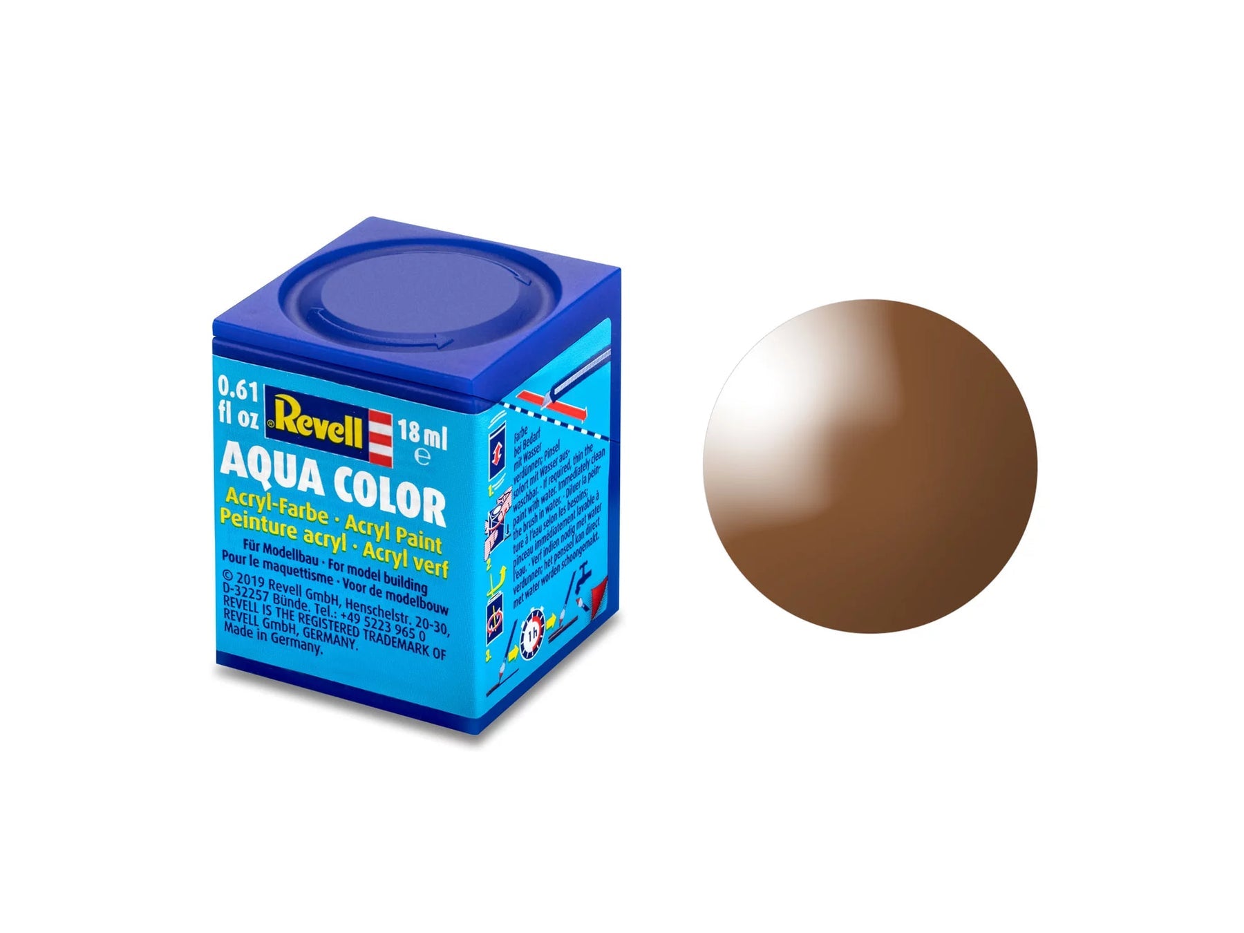 Aqua Color Mud Brown Gloss 18ml
