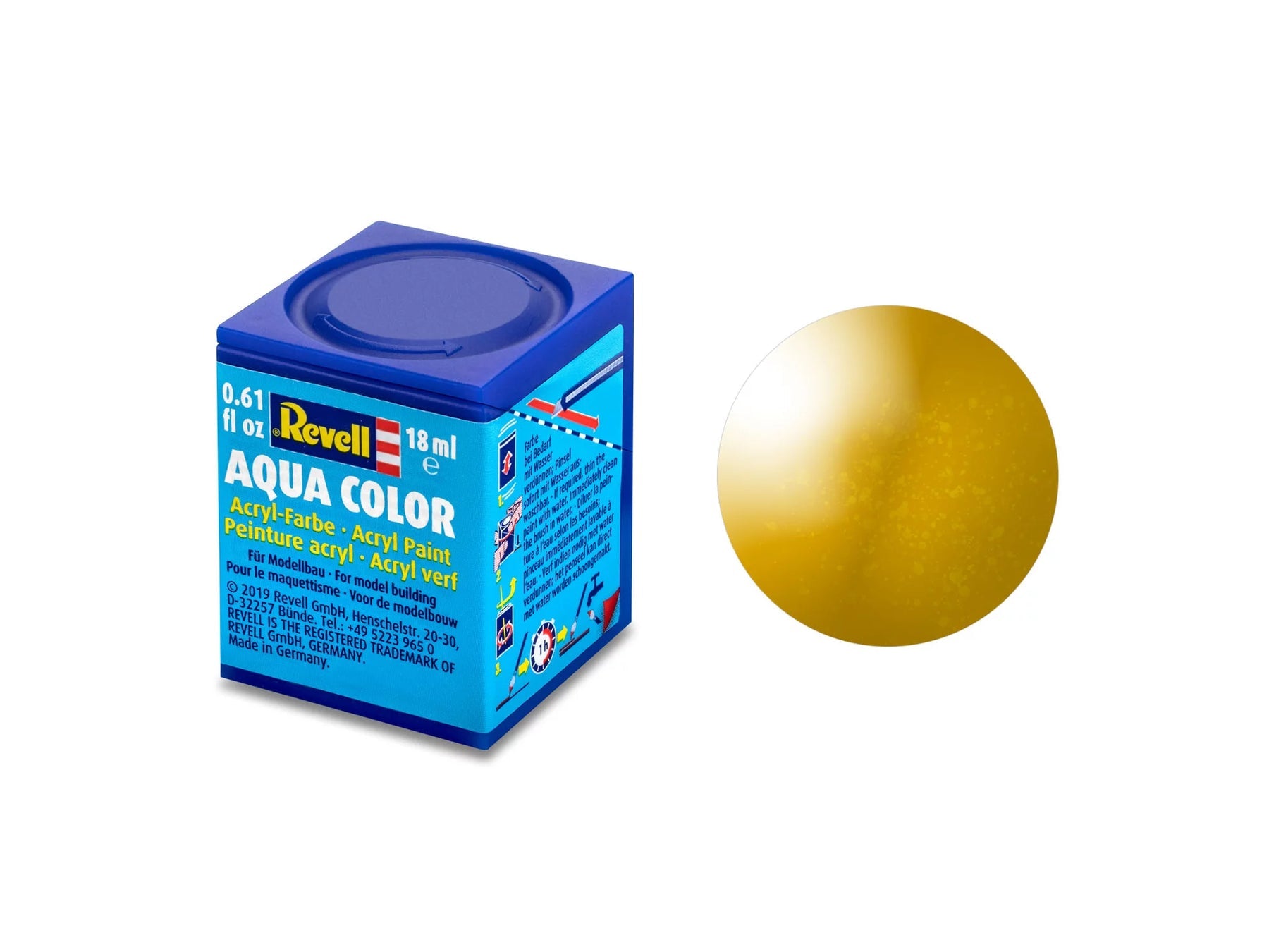 Aqua Color Brass Metallic 18ml
