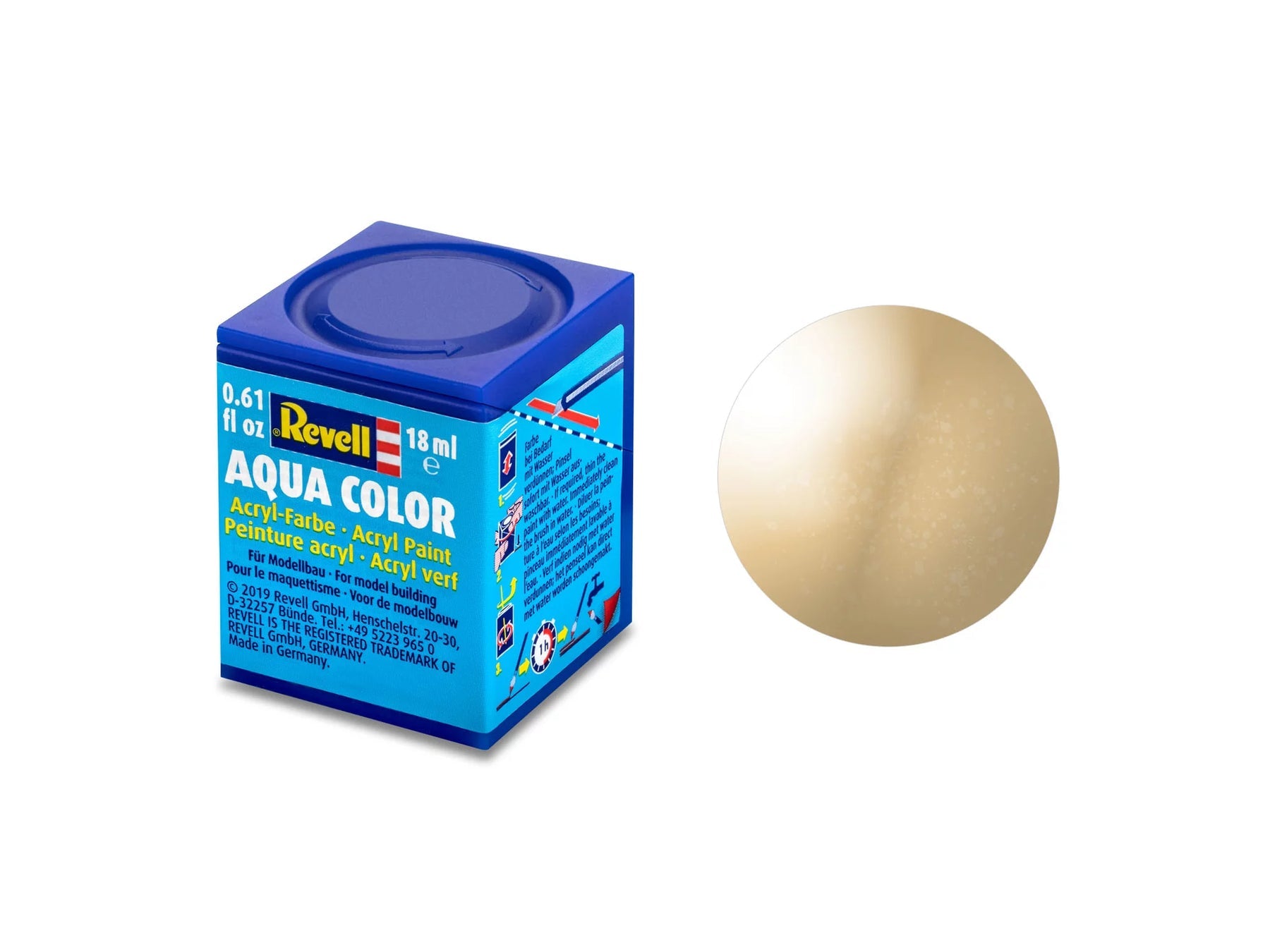 Aqua Color Gold Metallic 18ml