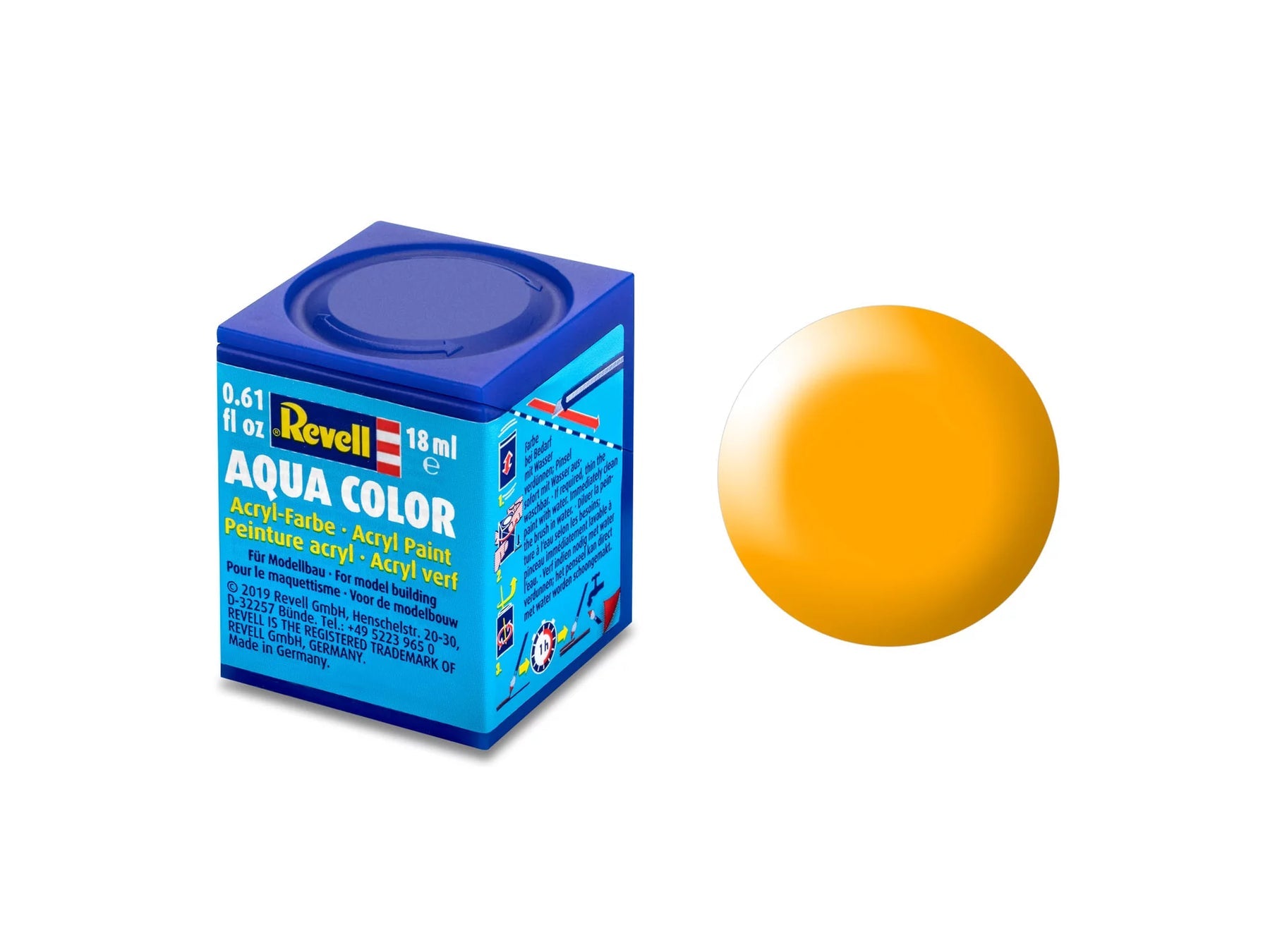Aqua Color Yellow Silk 18ml