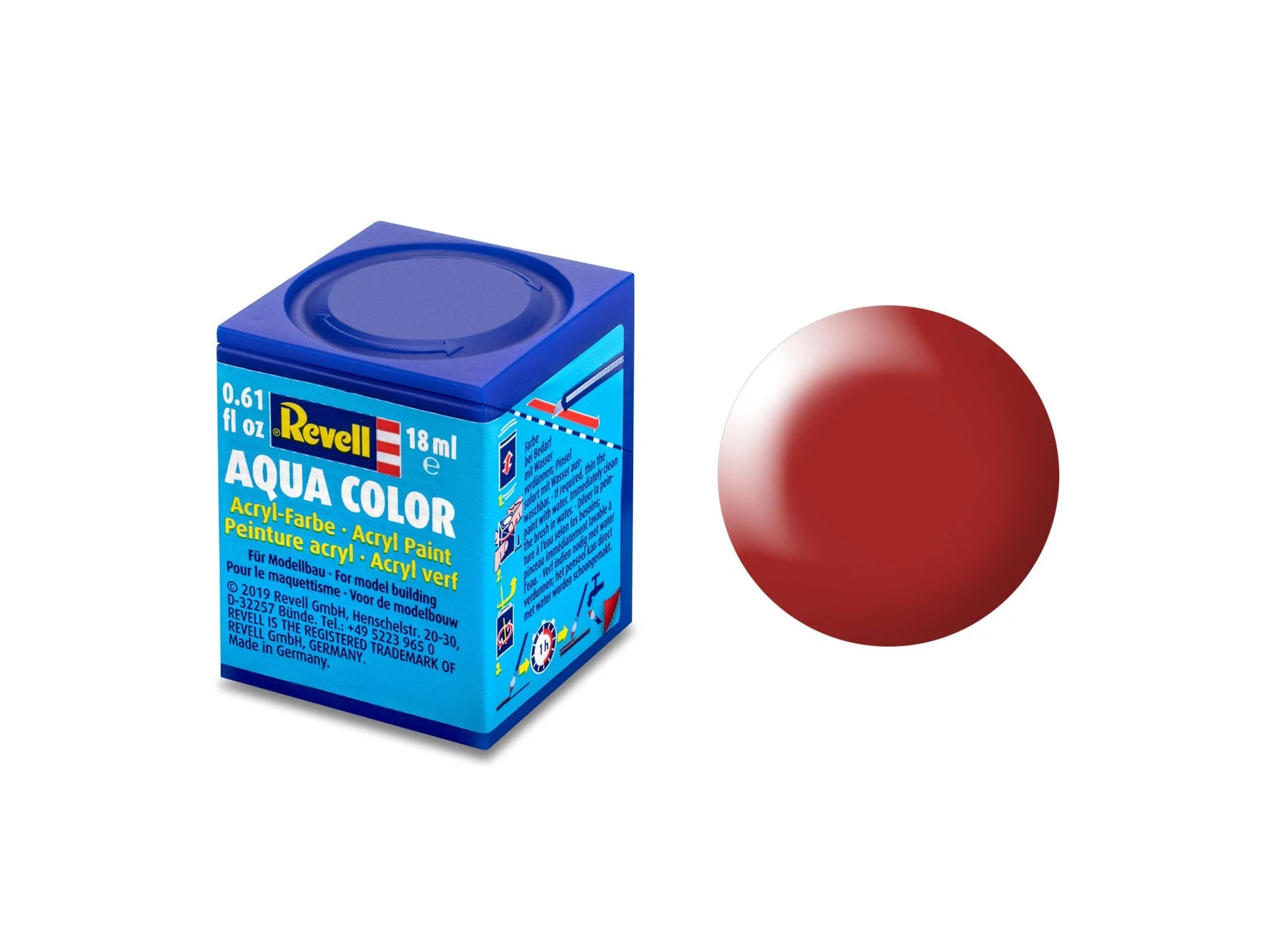 Aqua Color Fiery Red Silk 18ml