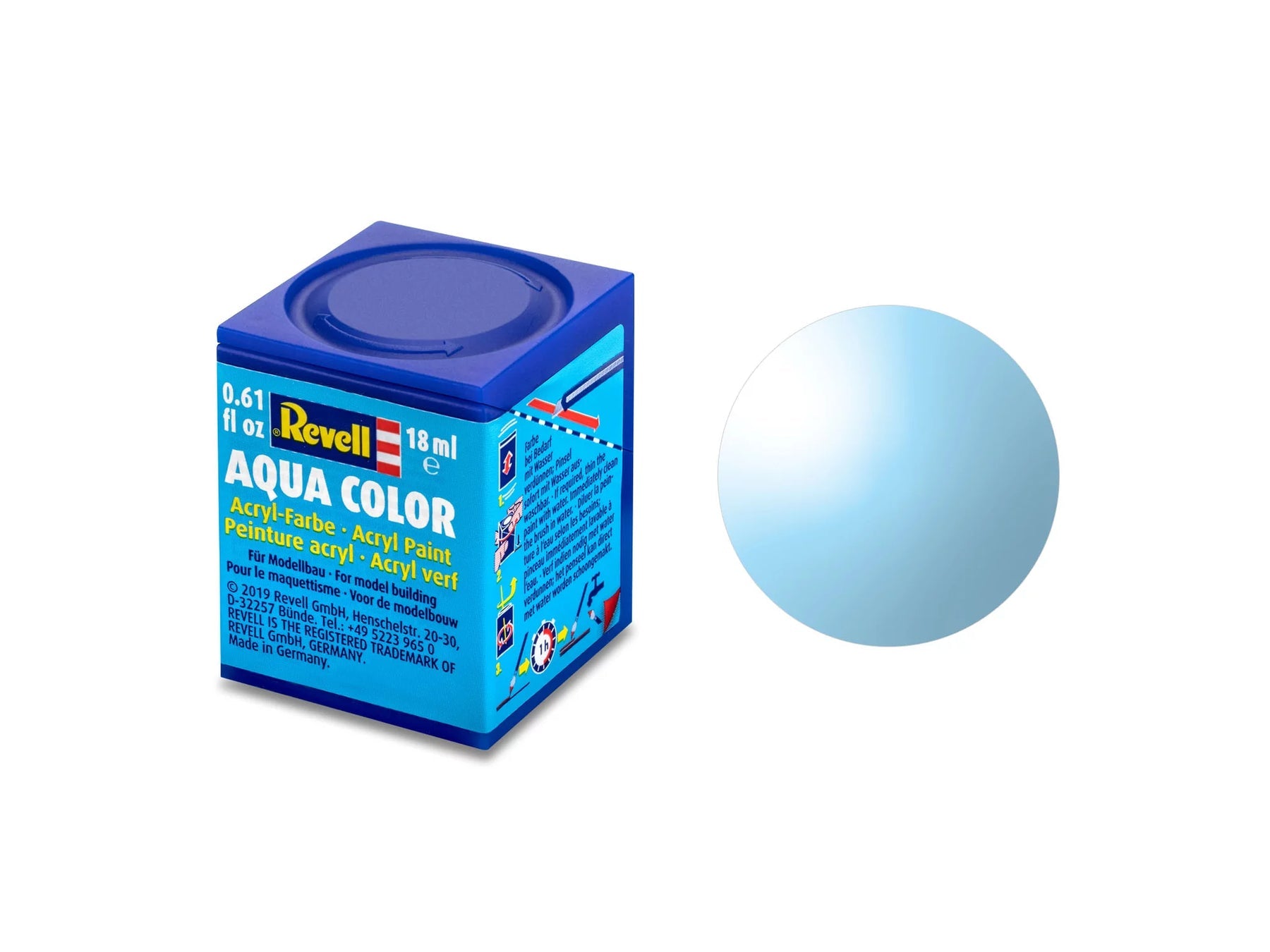 Aqua Color Blue Clear 18ml