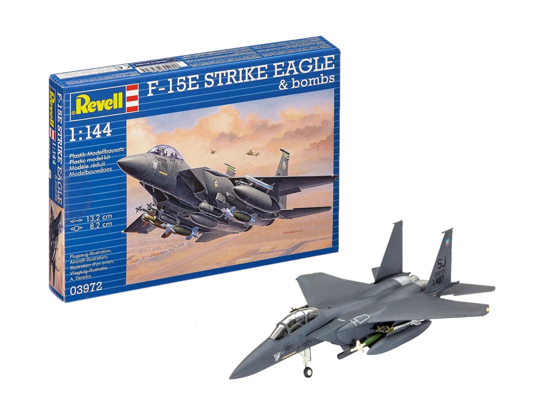 1/144 F-15E Strike Eagle & Bombs (Military Aircraft)