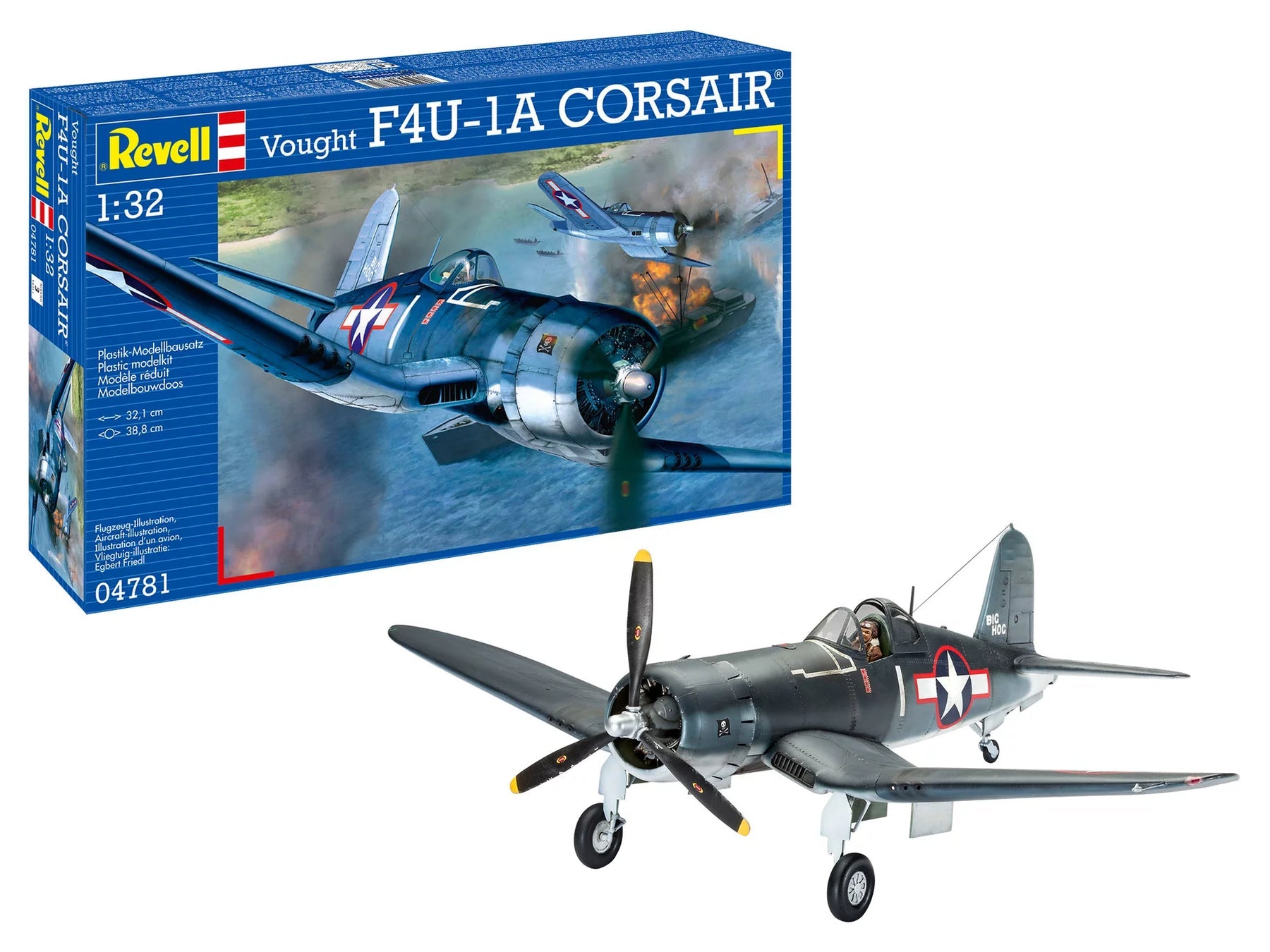 1/32 Vought F4U-1A Corsair (Military Aircraft)