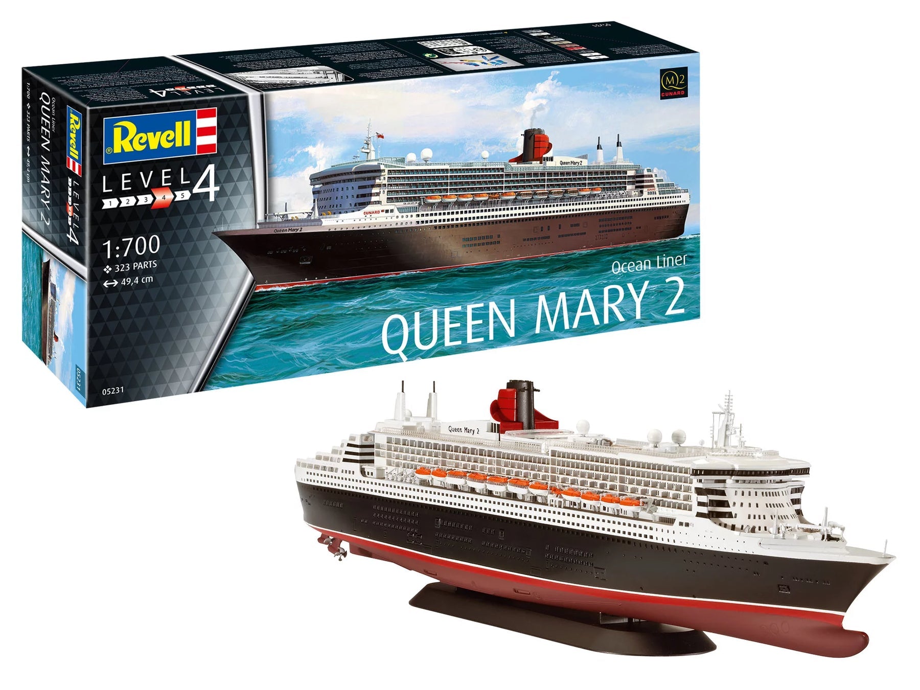 1/700 Ocean Liner Queen Mary 2