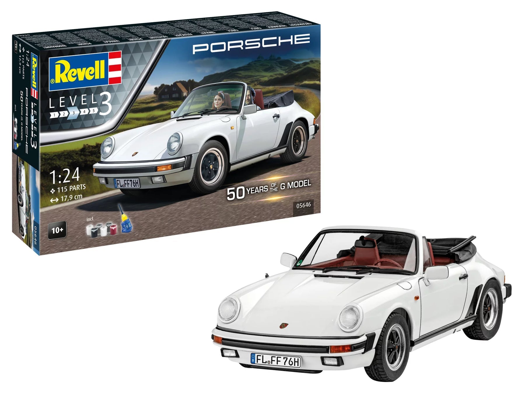 1/24 Gift Set Porsche 50 Years of the G Model