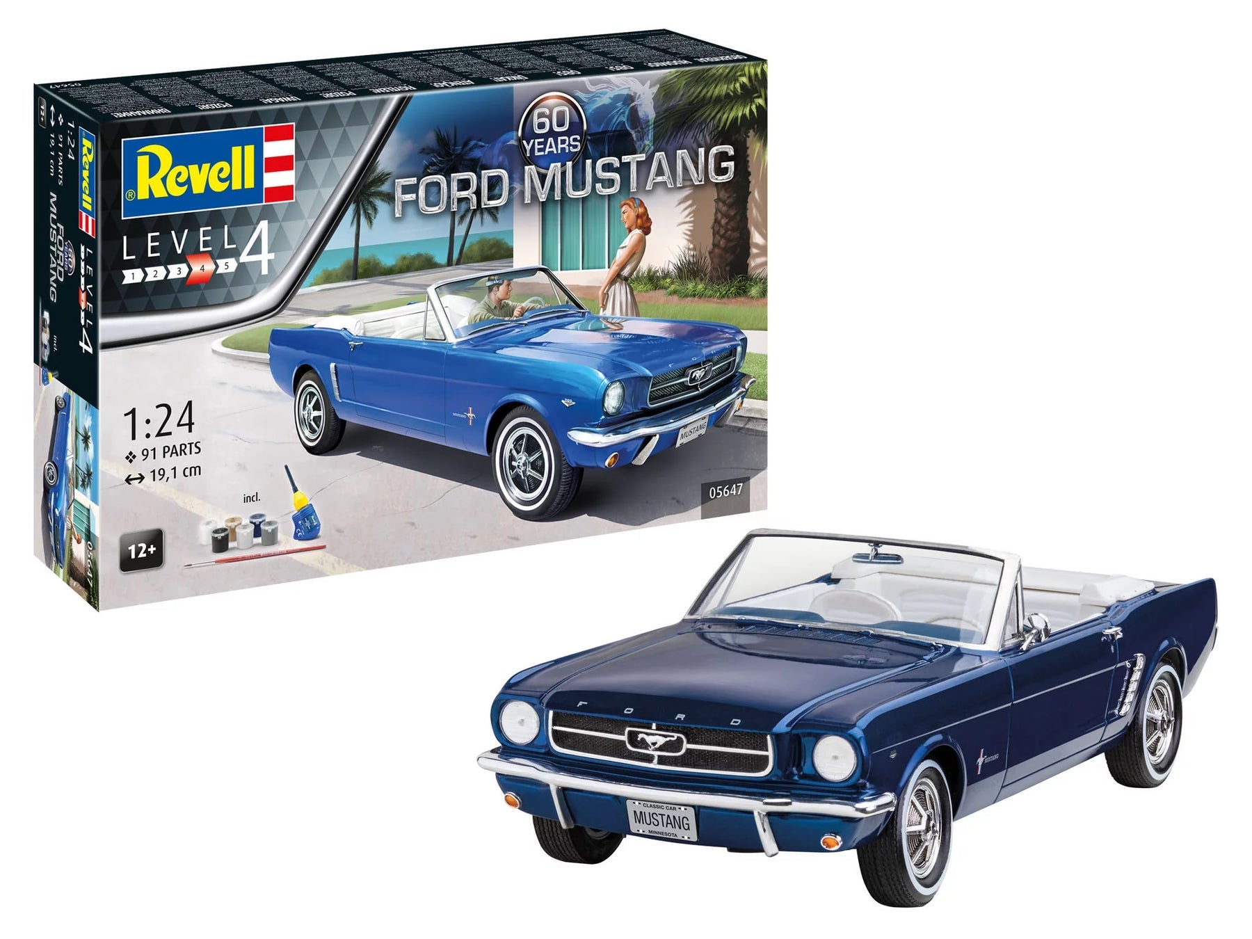 1/24 Gift Set Ford Mustang 60th Anniversary