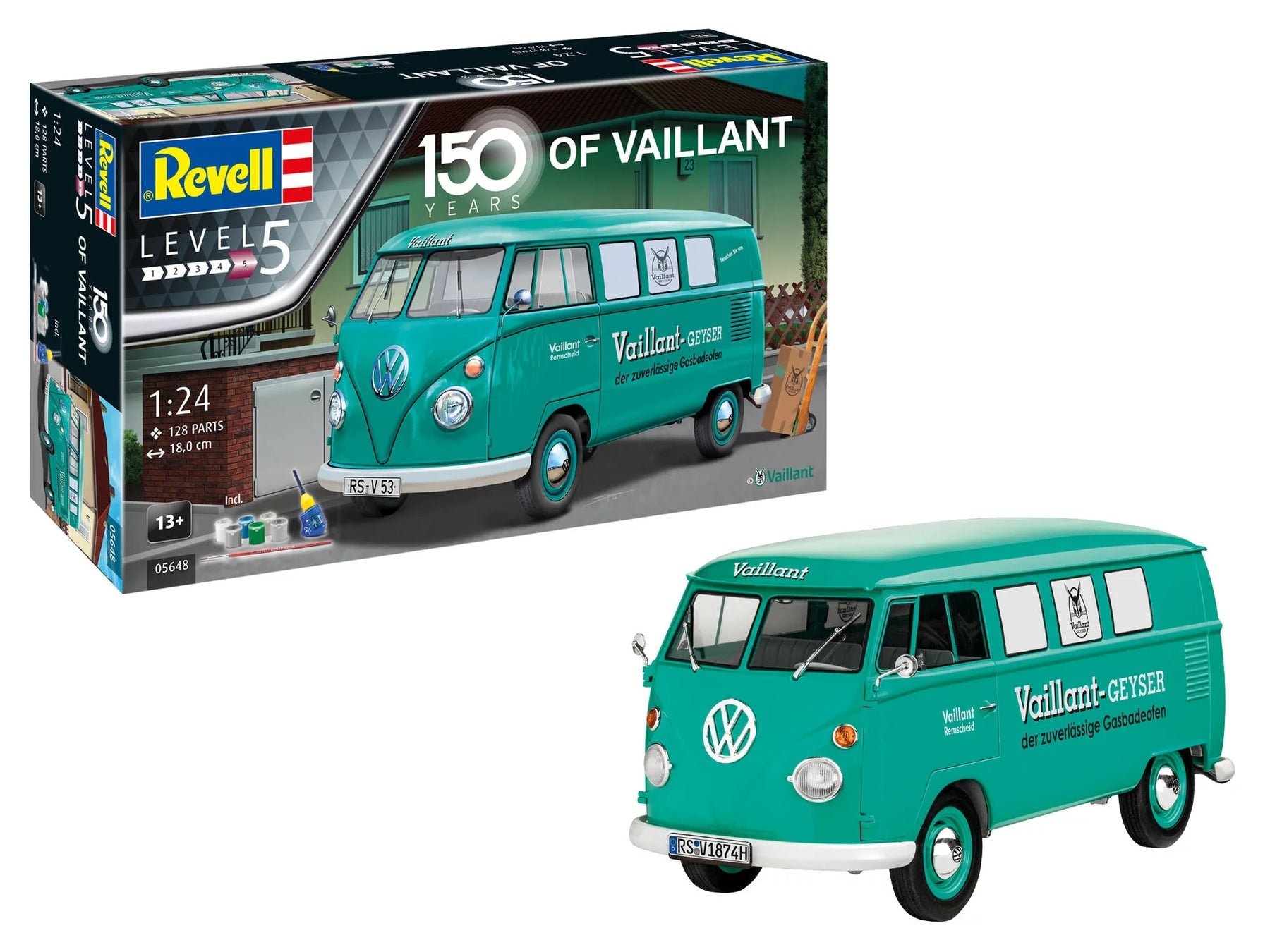 1/24 Gift Set Volkswagen T1 Bus "150 Years of Vaillant"
