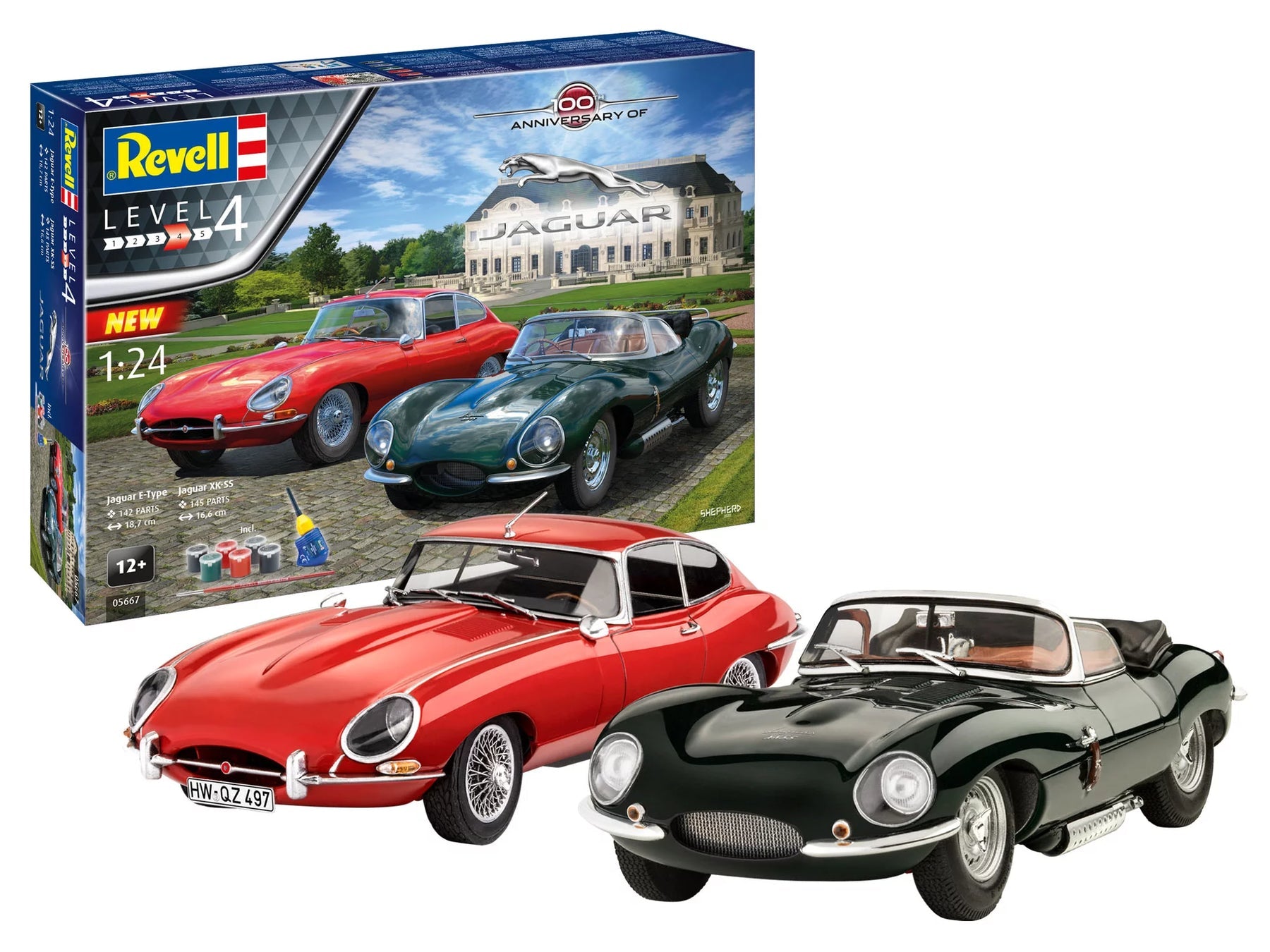 1/24 Gift Set 100th Anniversary of Jaguar