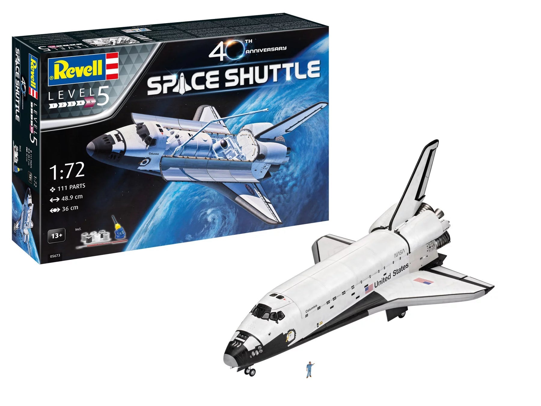 1/72 Gift Set Space Shuttle - 40th Anniversary