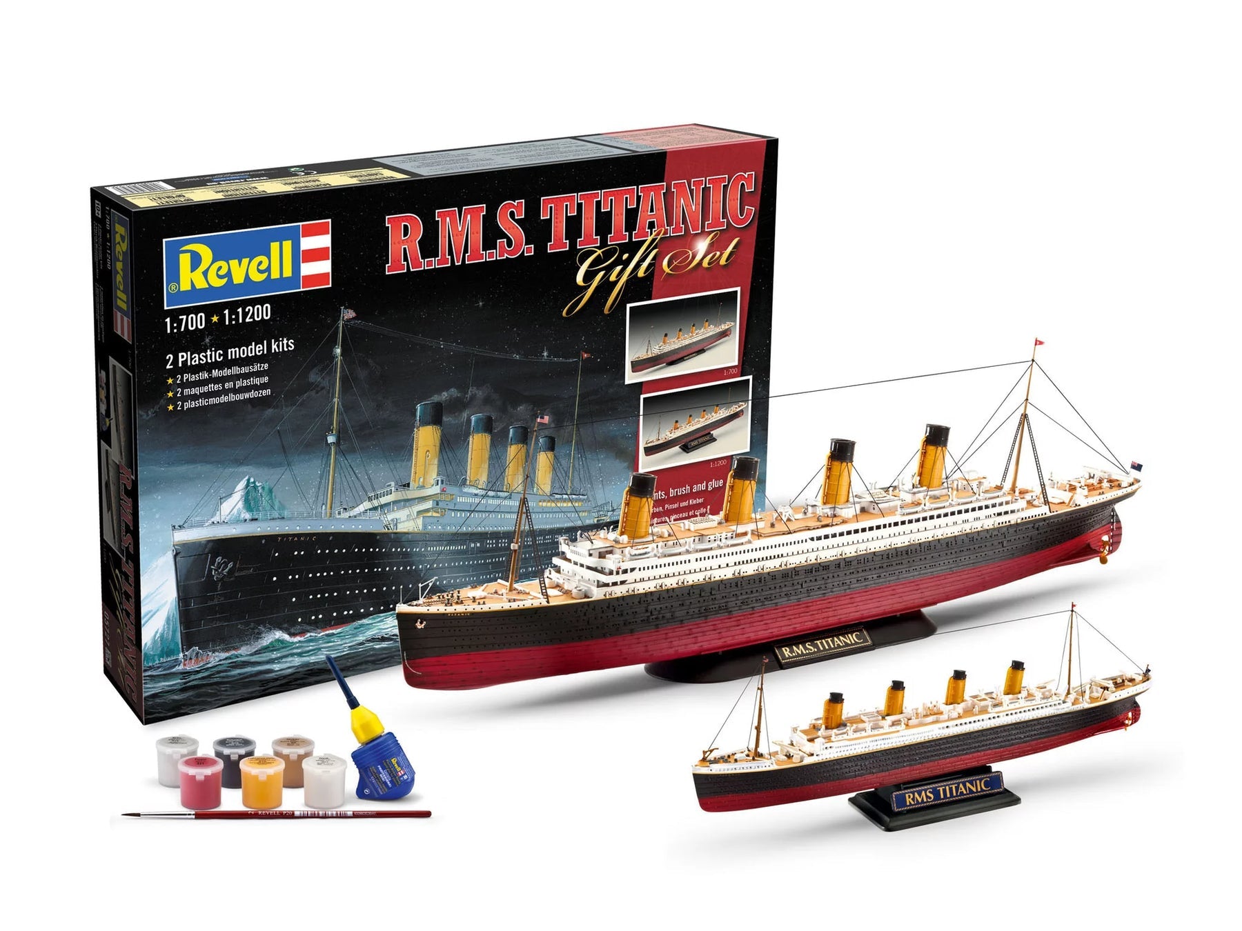1/700 R.M.S.Titanic + 1/1200 R.M.S. Titanic (gift sets)