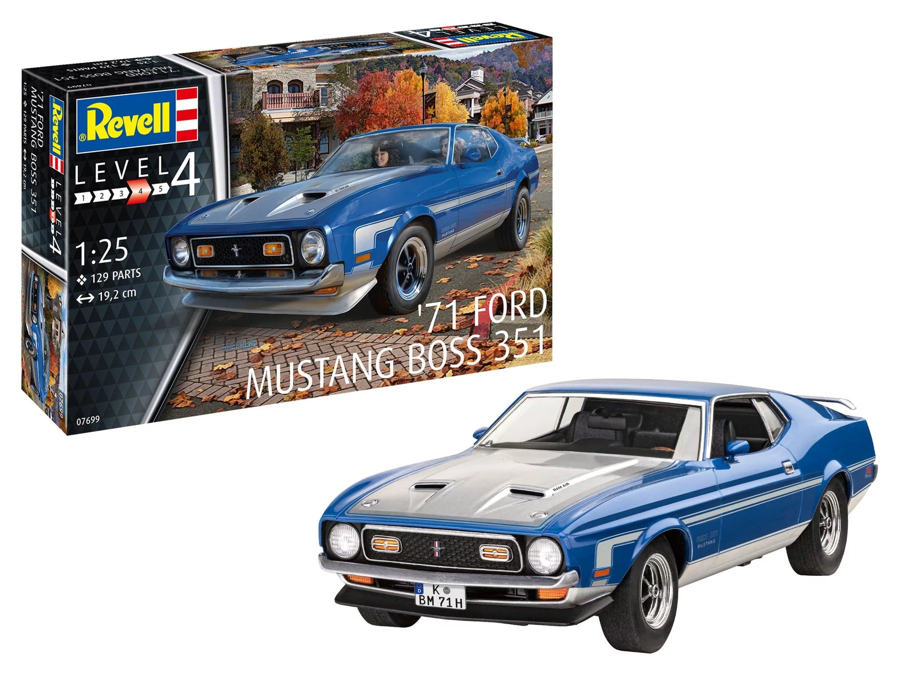1/25 1971 Ford Mustang Boss 351