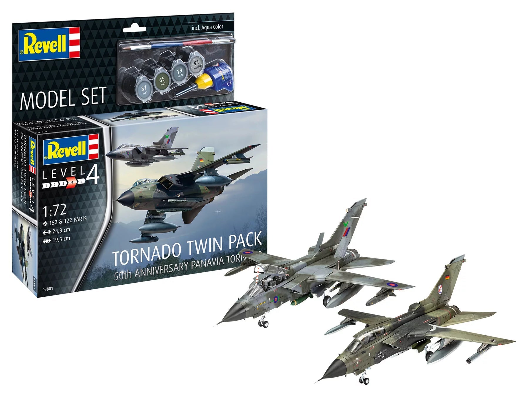 1/72 Model Set Tornado Twin Pack 50th Anniversary Panavia