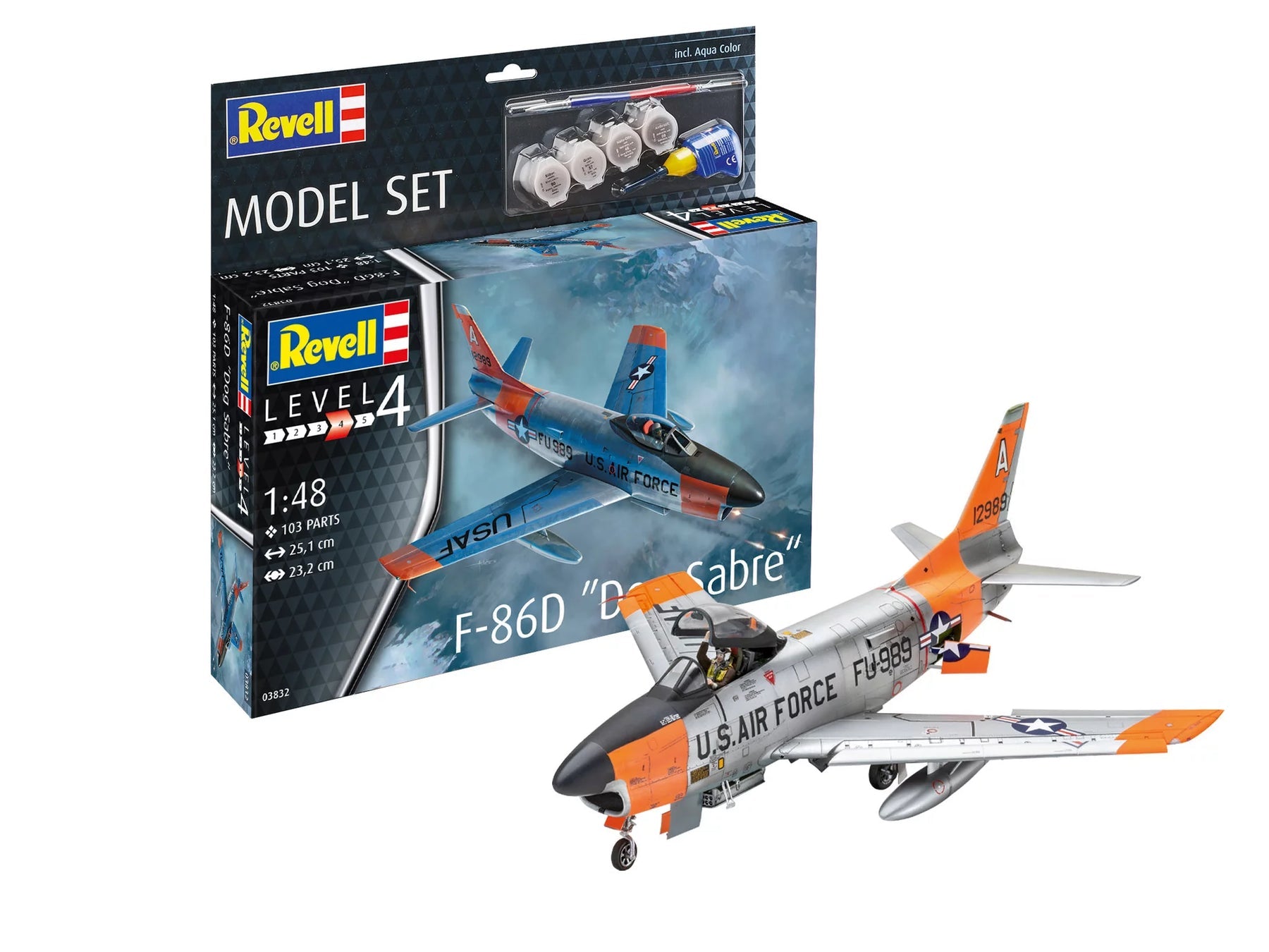 1/48 Model Set F-86D Dog Sabre
