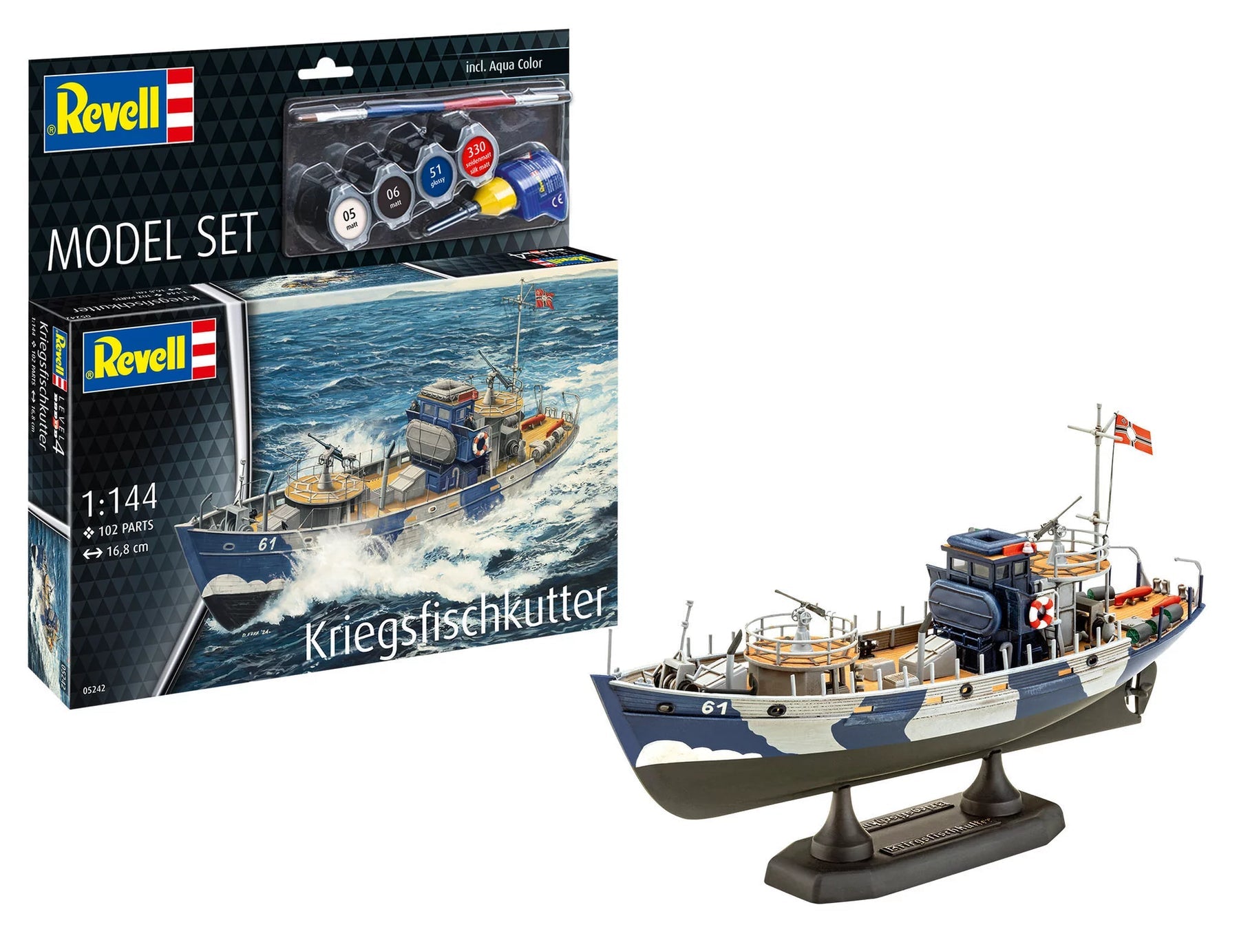 1/144 Model Set Kriegsfischkutter