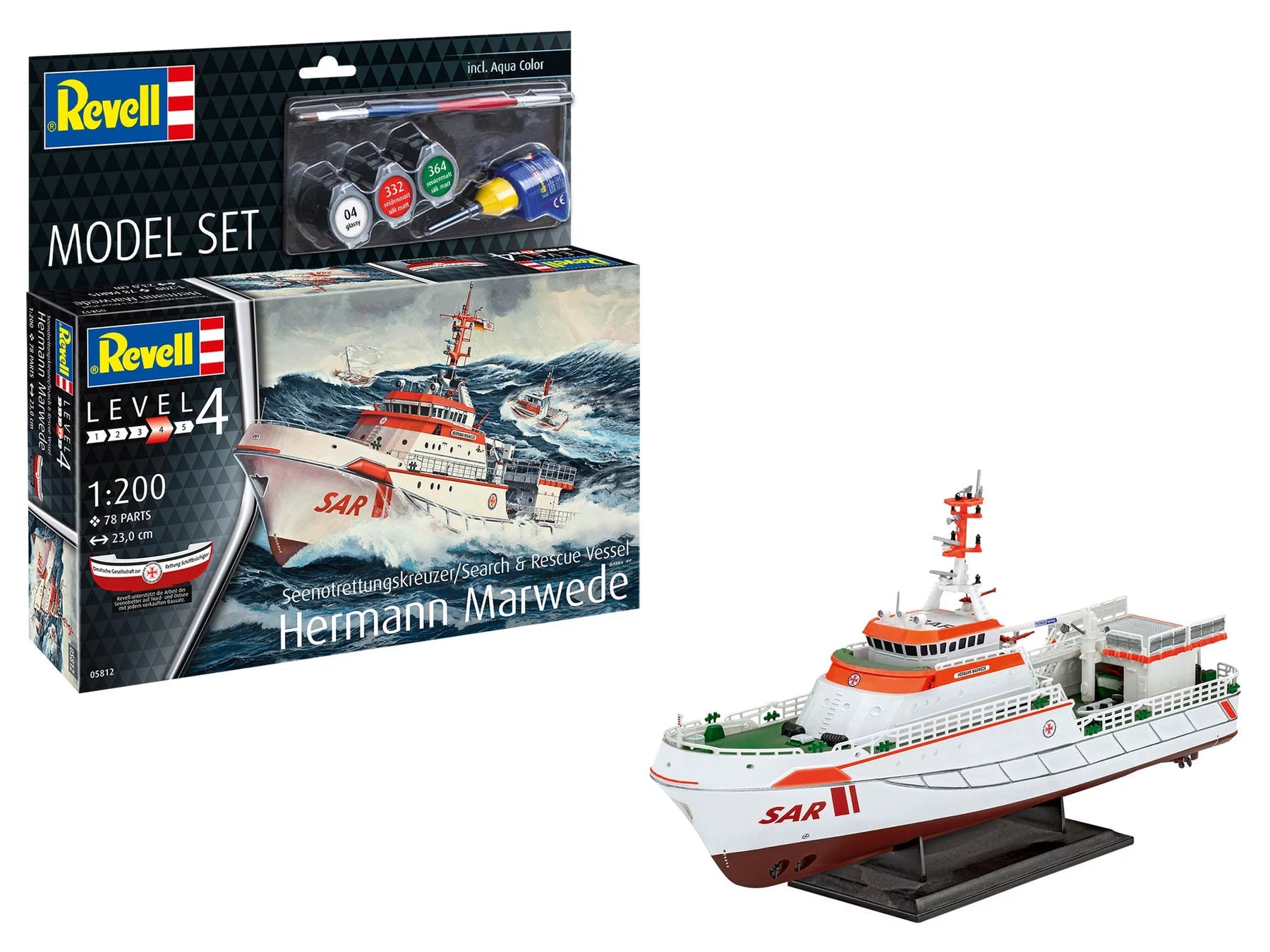 1/200 Model Set Search & Rescue Vessel Hermann Marwede