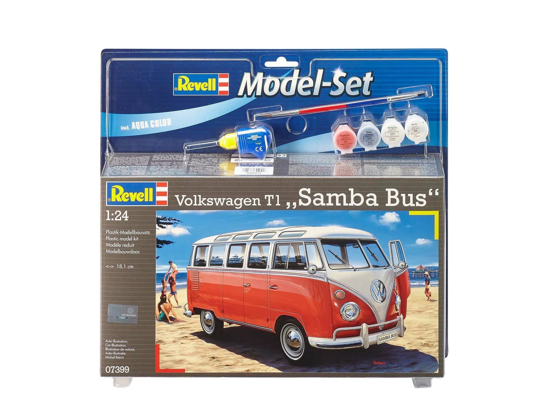 1/24 Model Set VW T1 Samba Bus
