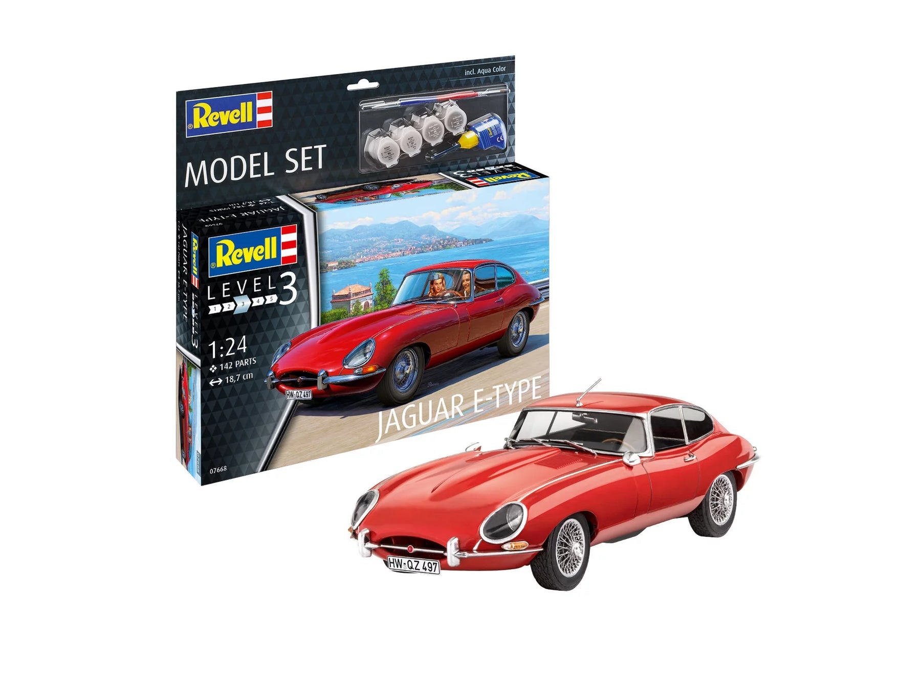 1/24 Model Set Jaguar E-Type