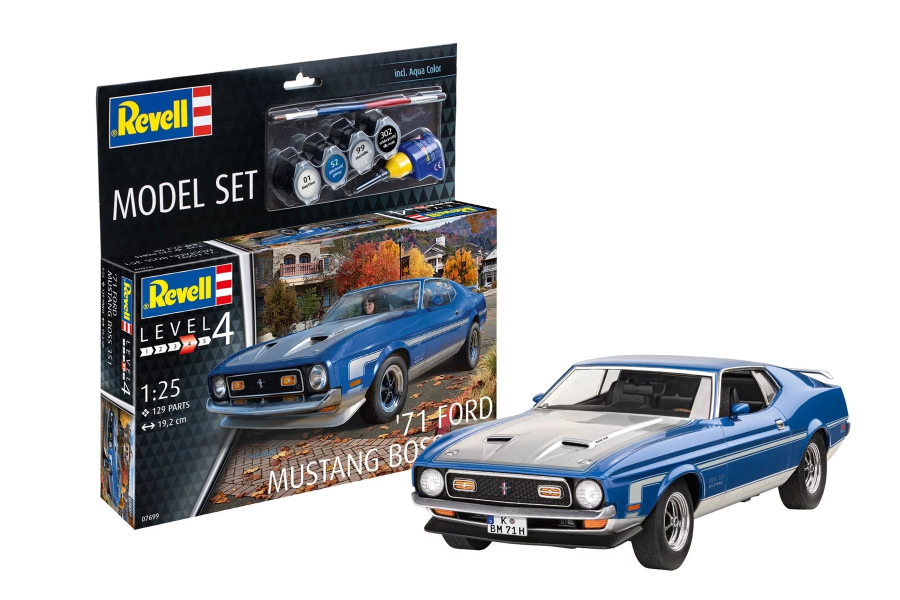 1/25 Model Set 1971 Mustang Boss 351