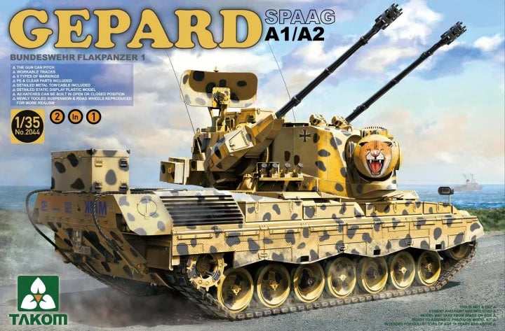 1/35 Flackpanzer1 Gepard SPAAG A1/A2  2in1