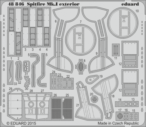 1/48 Spitfire Mk. I exterior