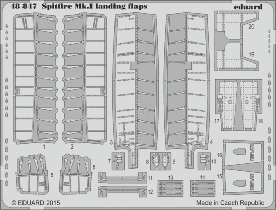 1/48 Spitfire Mk. I landing flaps