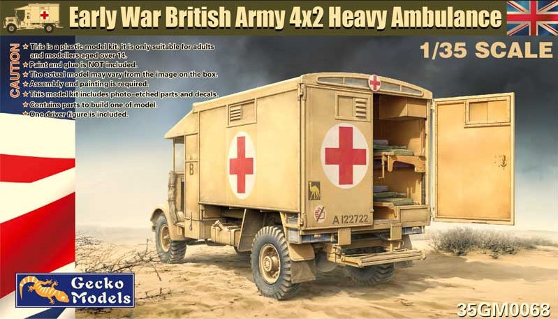 1/35 early war british Austin K2Y Heavy Ambulance