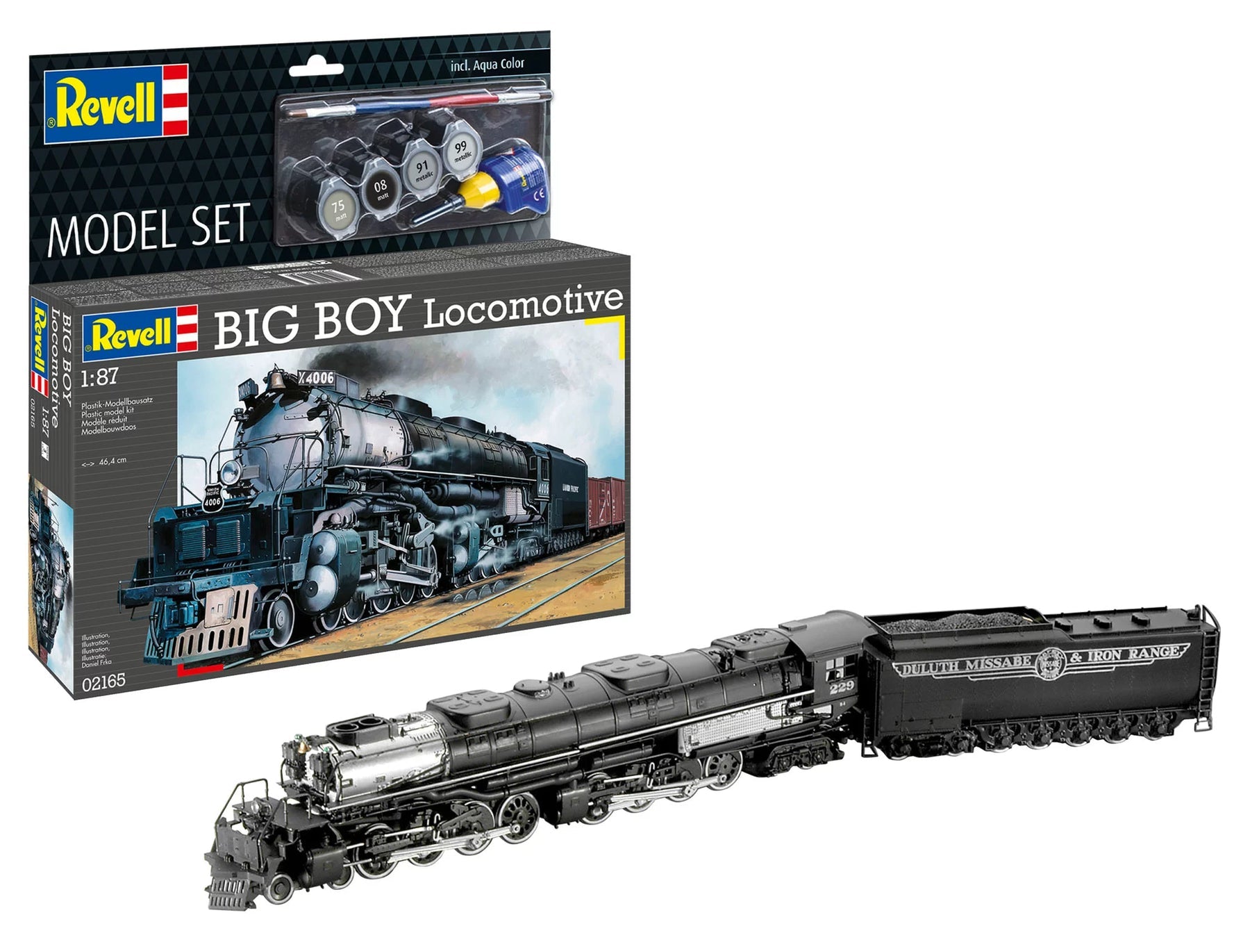 1/87 Model Set Big Boy Locomotive