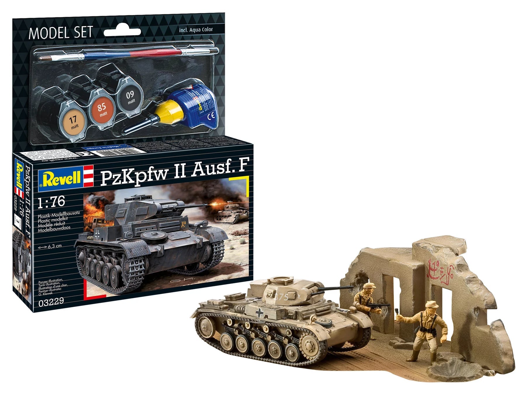 1/76 Model Set PzKpfw II Ausf. F