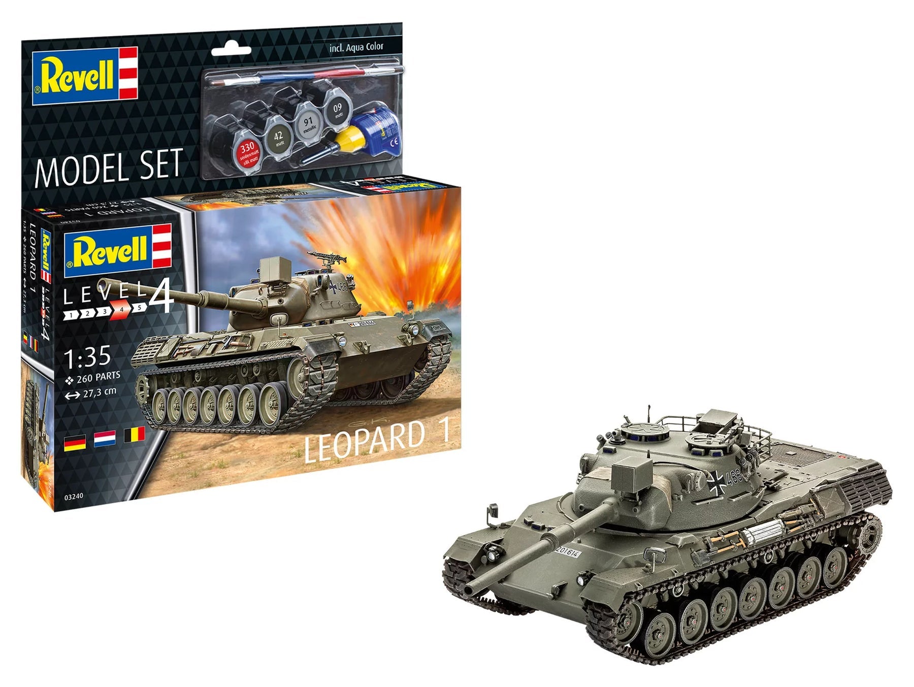 1/35 Model Set Leopard 1