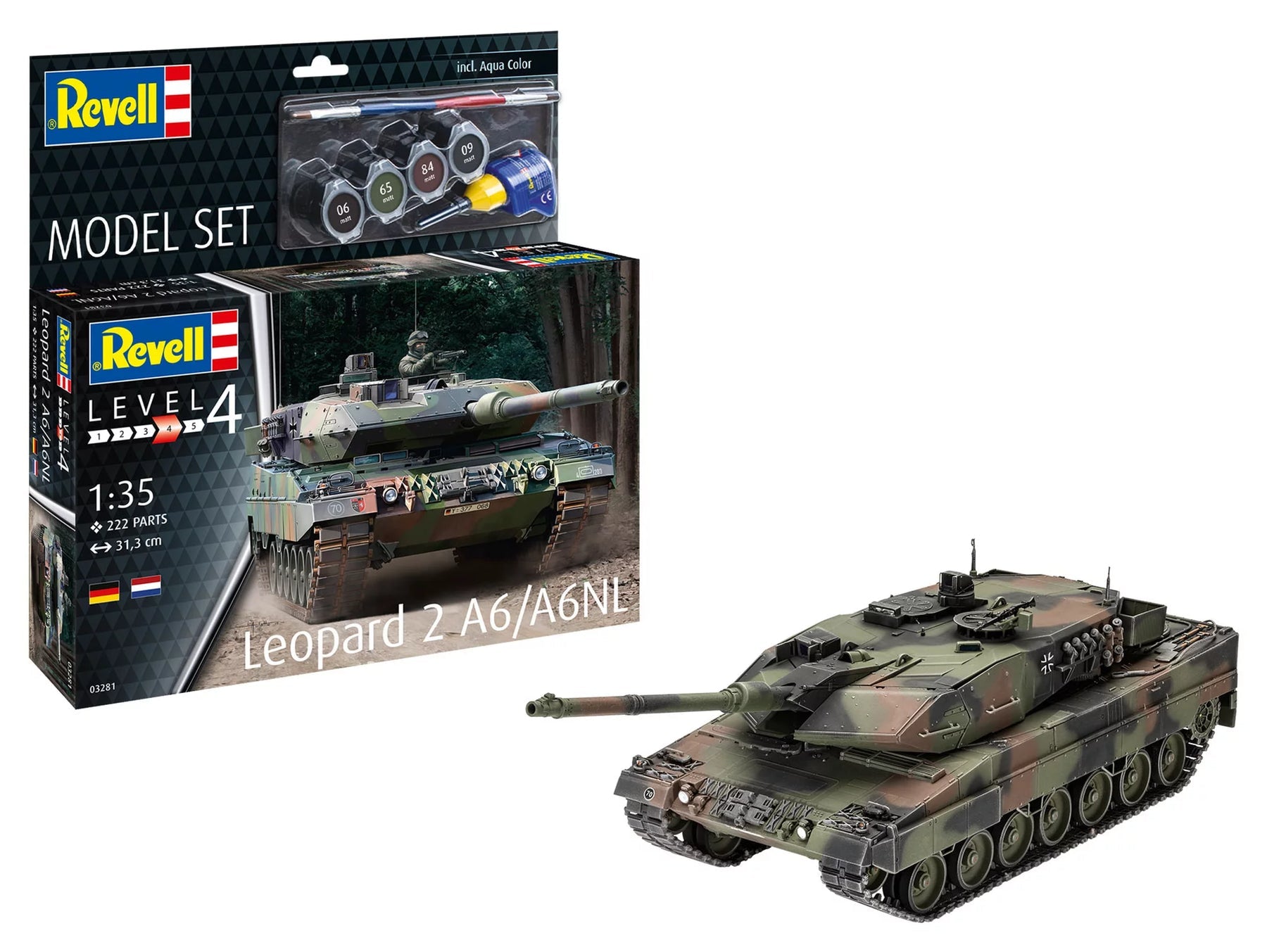 1/35 Model Set Leopard 2 A6/A6NL