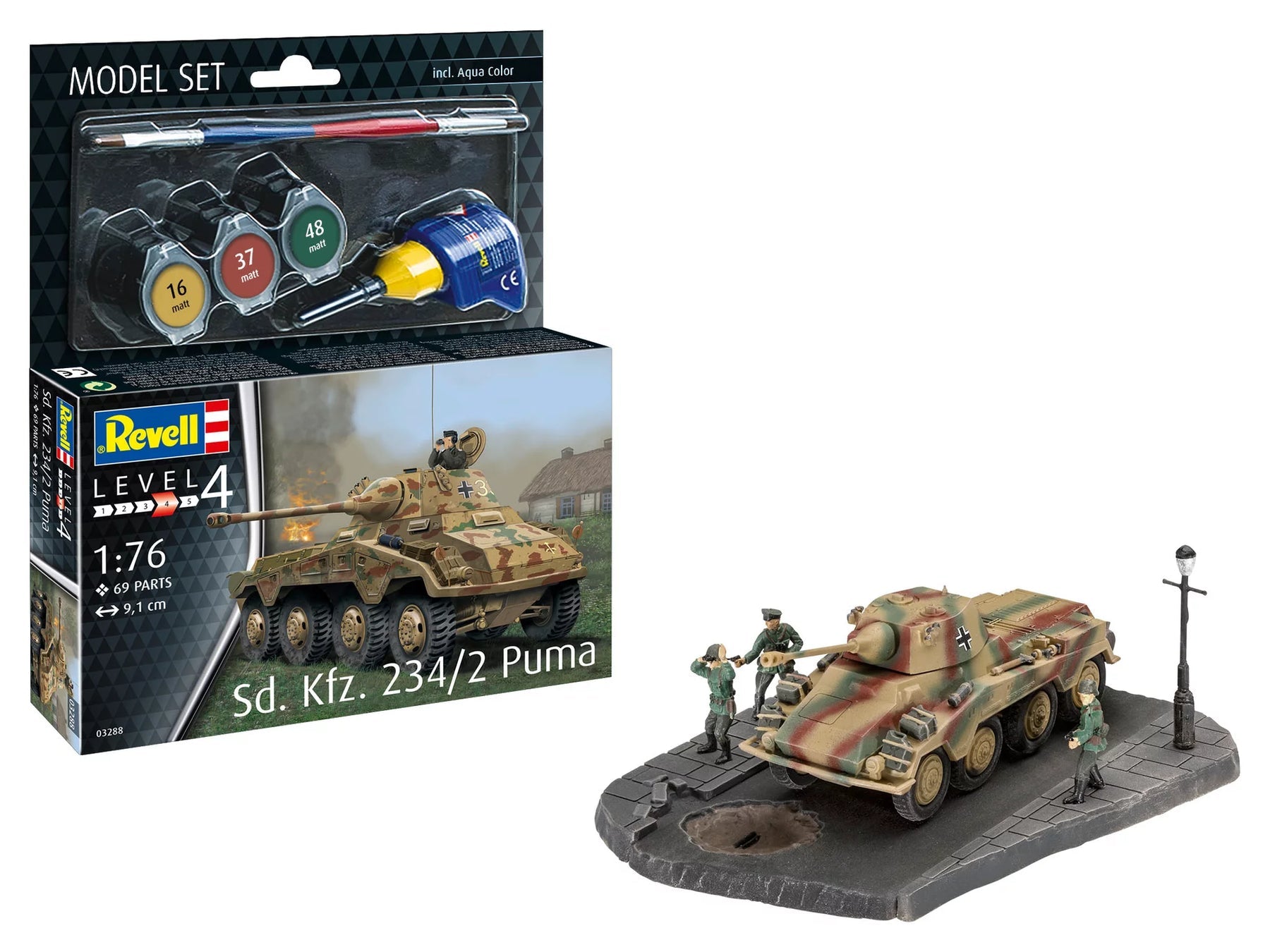 1/76 Model Set Sd.Kfz. 234/2 Puma