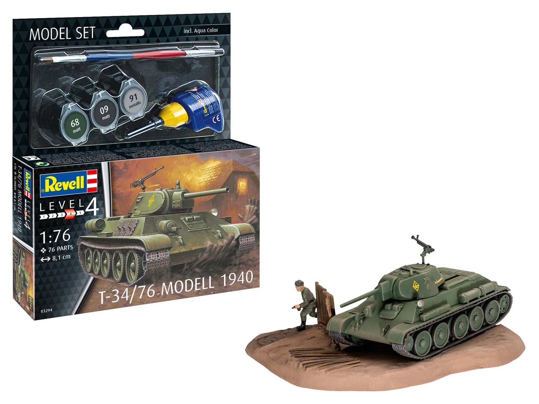 1/76 Model Set T-34/76 Model 1940