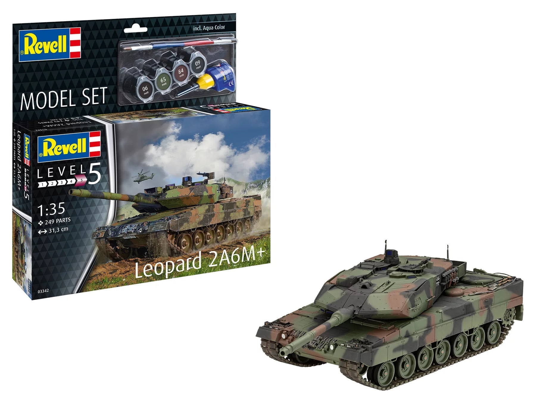 1/35 Model Set Leopard 2A6M+