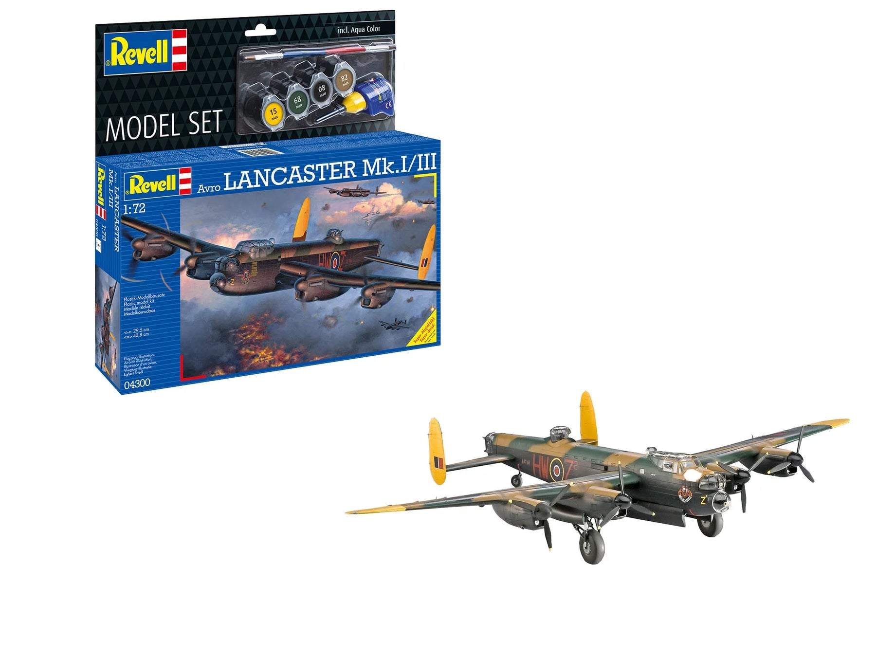 1/72 Model Set Avro Lancaster Mk.I/III