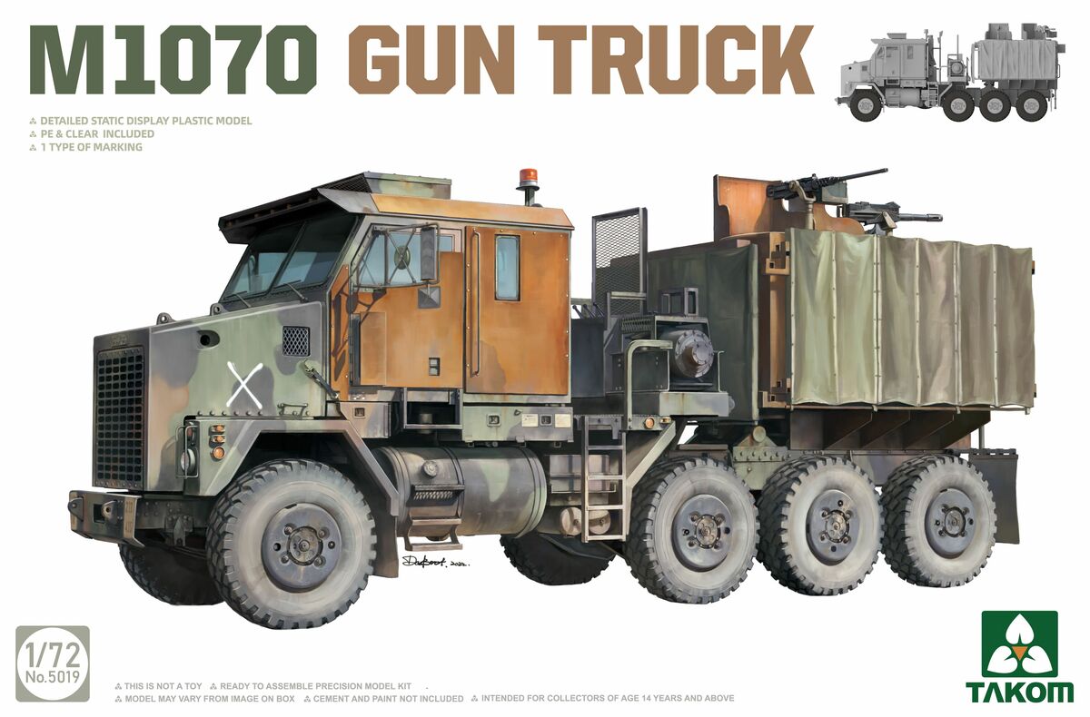1/72 M1070 GUN TRUCK