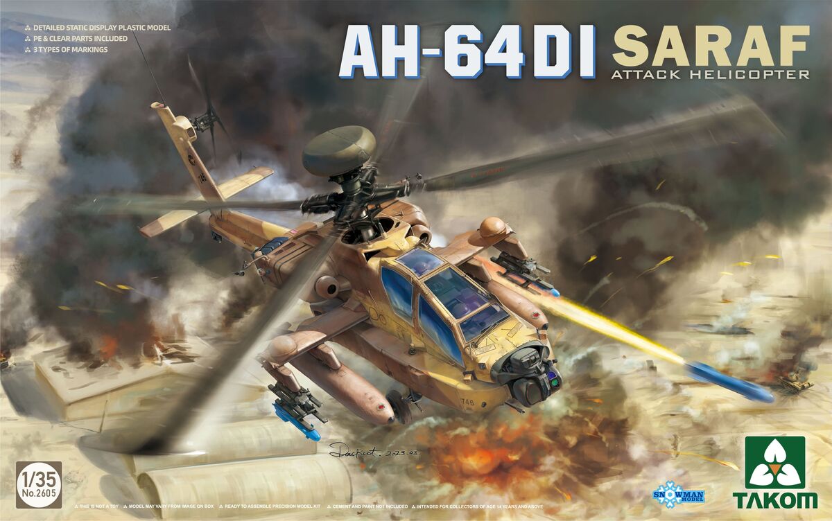 1/35 AH-64DI SARAF Attack Helicopter