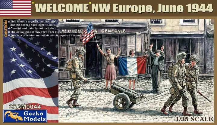 1/35 US troops Welcome NW Europe June 1944