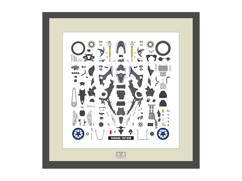 1/12 Quadro Yamaha YZF-R1M 2018