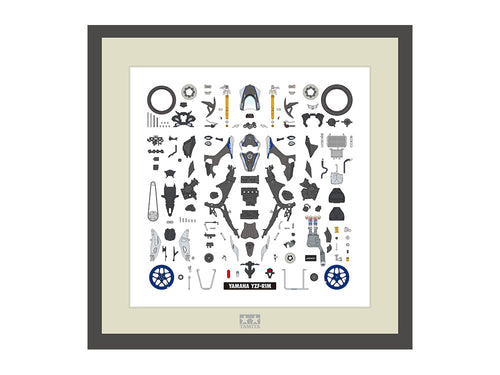 1/12 Quadro Yamaha YZF-R1M 2018