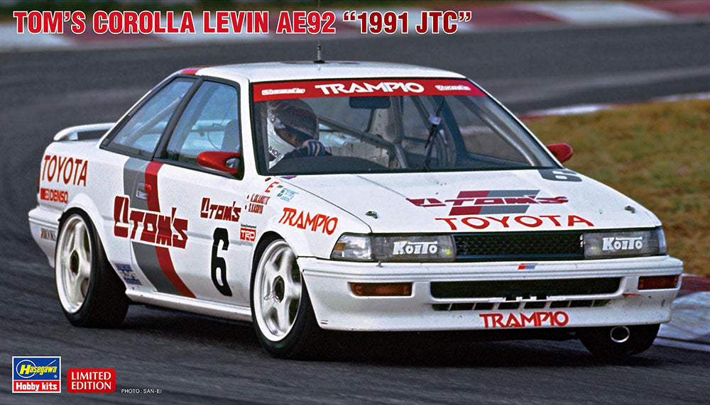 1/24 Tom's Corolla Levin AE92 "1991 JTC"