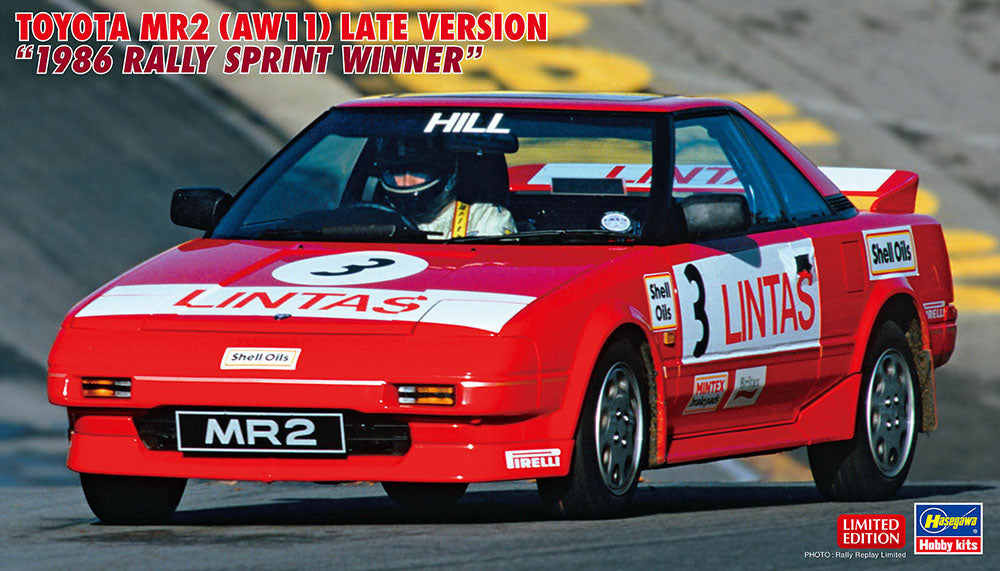 1/24 Toyota MR2 Late Version "1986 Rally Sprint Winner"