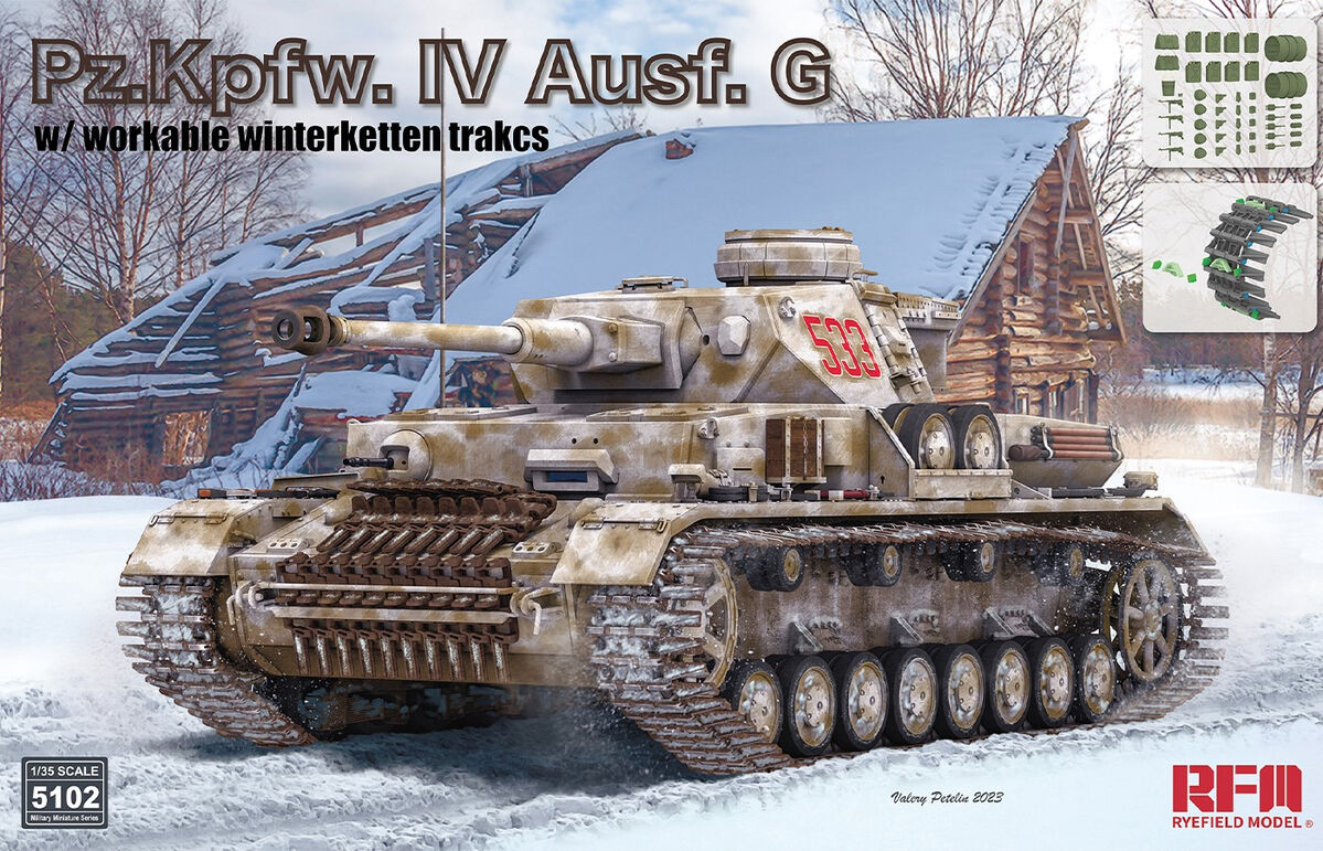 1/35 Pz.Kpfw. IV Ausf. G W/Workable Winterketten Trakcs