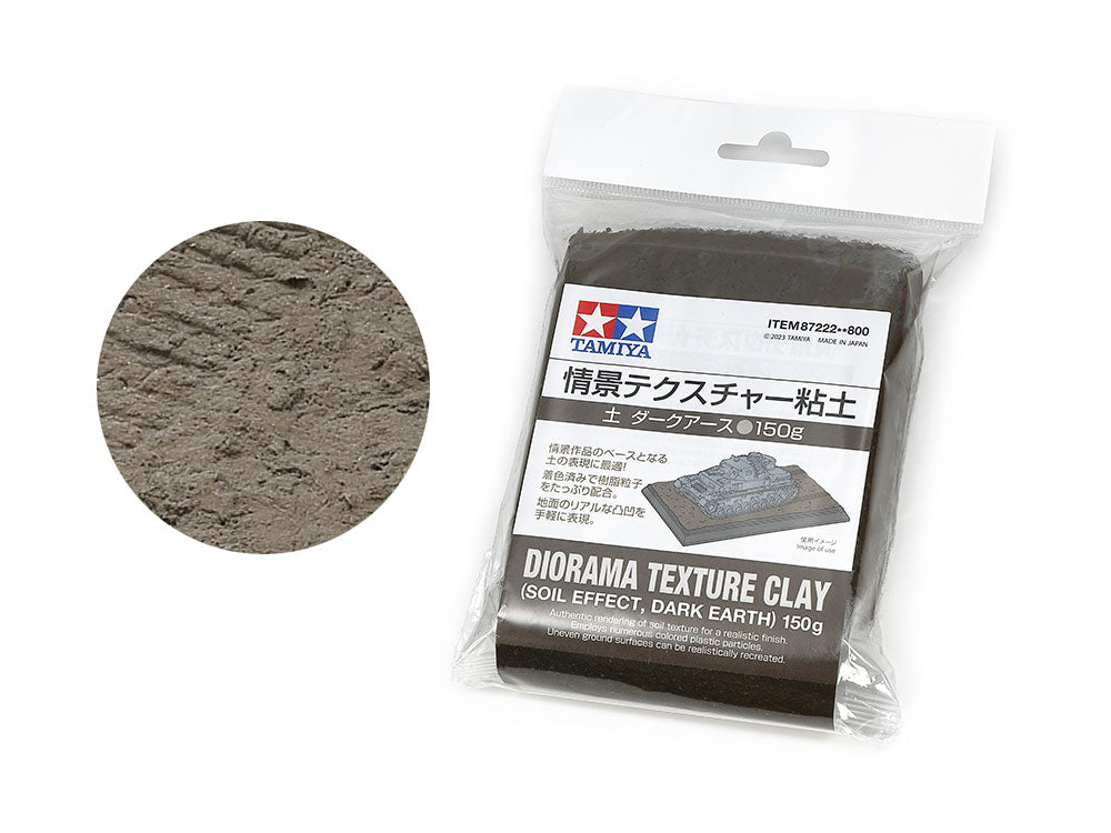 Fondo per Diorama Argilla Terra Scura 150g