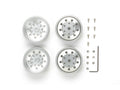 RC Metal Plated Rear Wheels (for Tractor Truck 22mm Width)