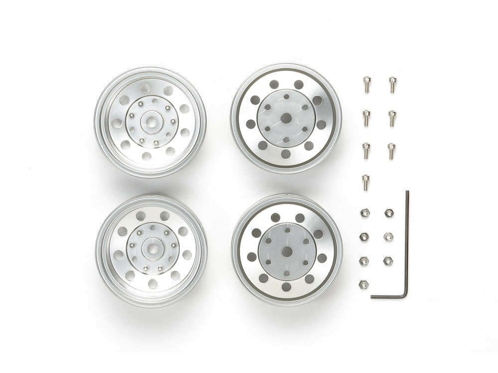 RC Metal Plated Rear Wheels (for Tractor Truck 22mm Width)