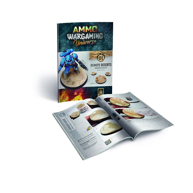 AMMO WARGAMING UNIVERSE Book 01 - Remote Deserts ENGLISH, CASTELLANO, POLSKI