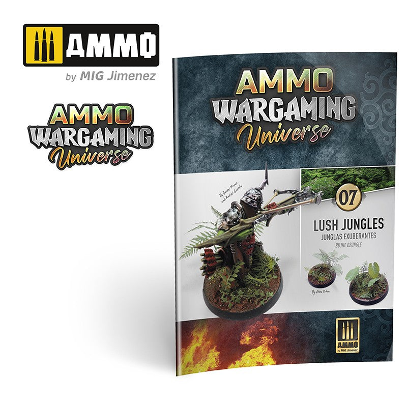 AMMO WARGAMING UNIVERSE Book 07 - Lush Jungles ENGLISH, CASTELLANO, POLSKI