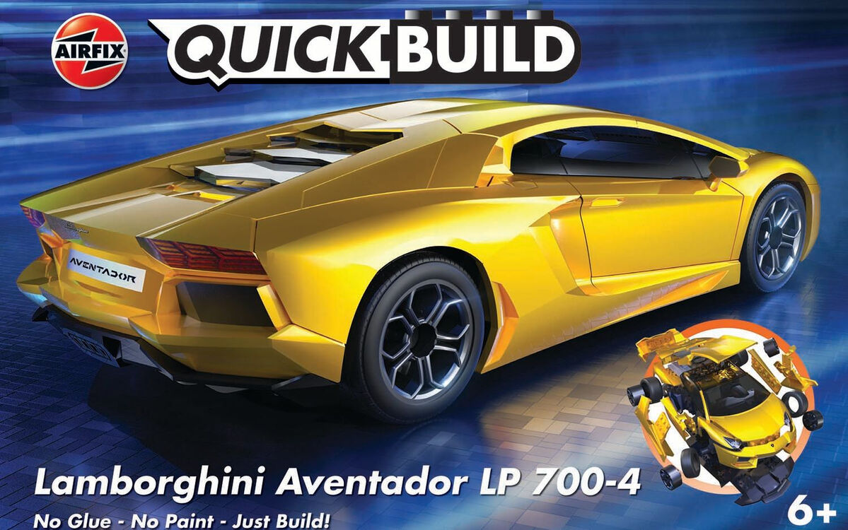 QUICKBUILD Lamborghini Aventador LP 700-4 Yellow
